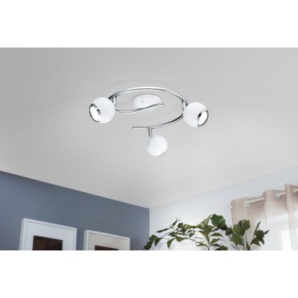 EGLO - LED Bodové svítidlo 3xGU10/3W LED