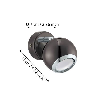 Eglo 31005 - LED bodové svítidlo BIMEDA 1xGU10/3W/230V