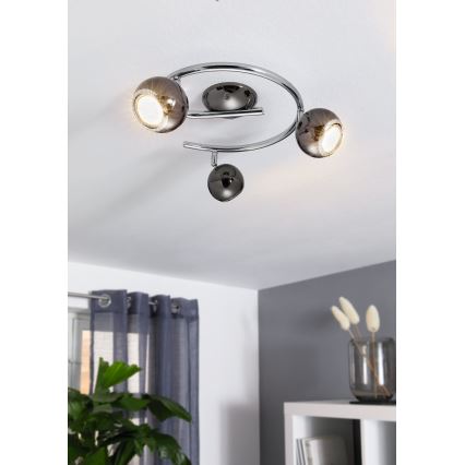 EGLO - LED Bodové svítidlo 3xGU10/3W LED
