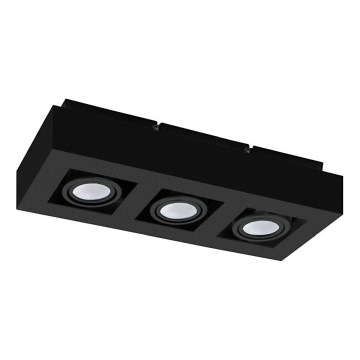 Eglo 31064 - LED Bodové svítidlo MENDOZA 3xLED/4,7W/230V 3000K černá