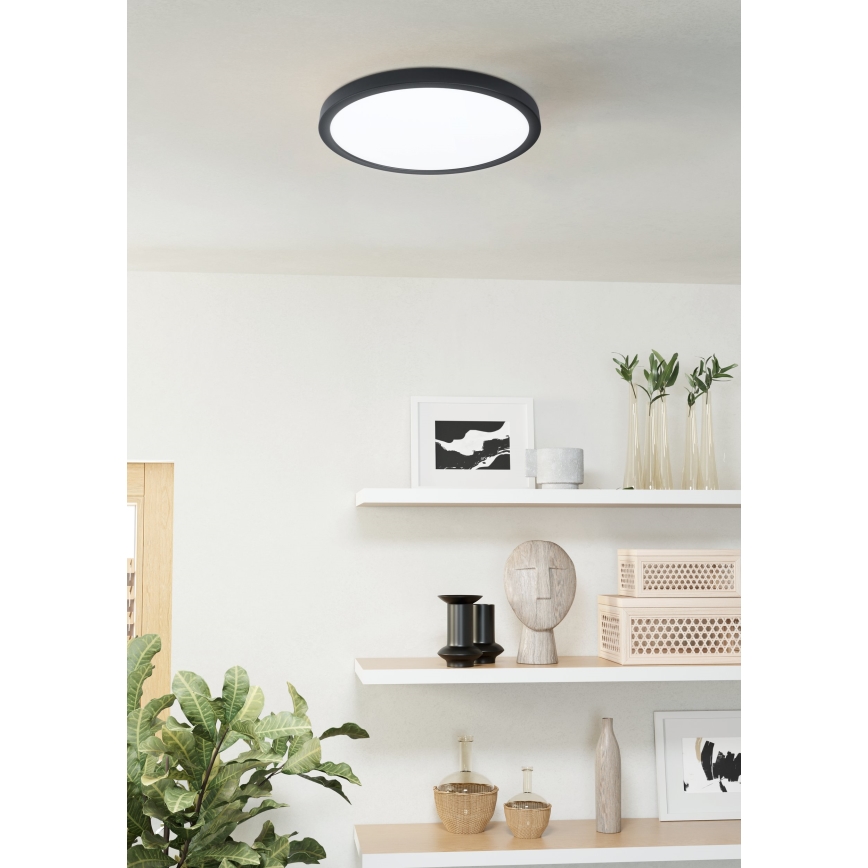 Eglo 31378 - LED Stmívatelné koupelnové stropní svítidlo ARGOLIS-Z LED/19,5W/230V 2700-6500K IP44 černá