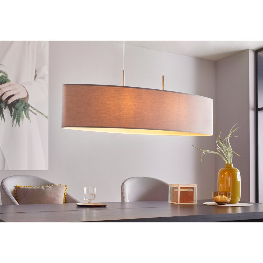 Eglo 31587 - Lustr na lanku PASTERI 2xE27/60W/230V