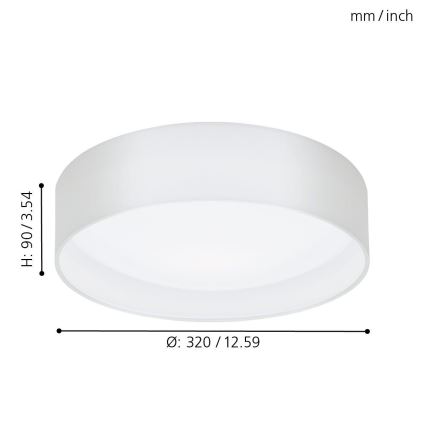 Eglo - LED stropní svítidlo LED/11W/230V