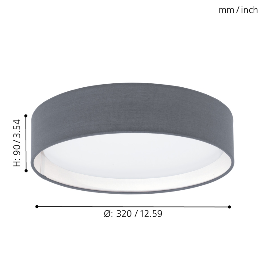 Eglo - LED stropní svítidlo 1xLED/12W/230V