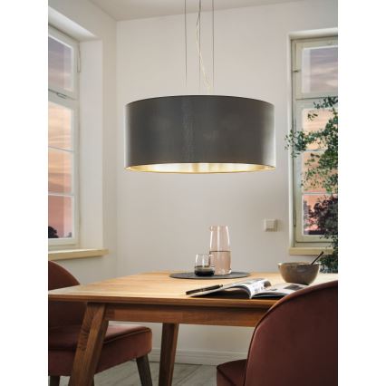 Eglo - Lustr na lanku 3xE27/60W/230V