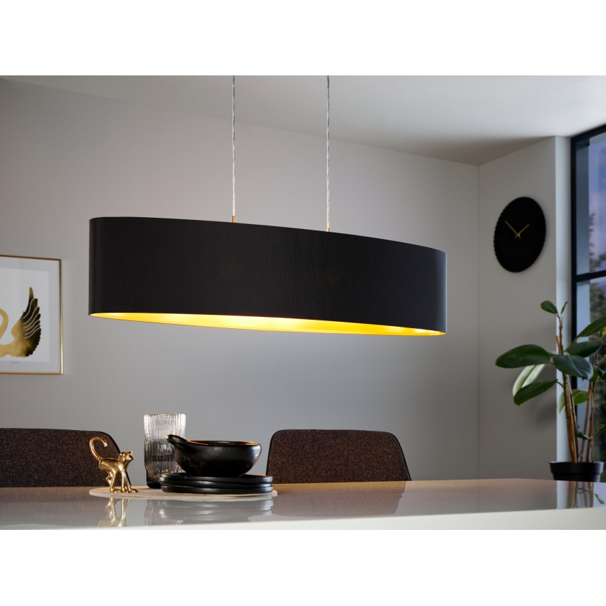 Eglo - Lustr na lanku 2xE27/60W/230V