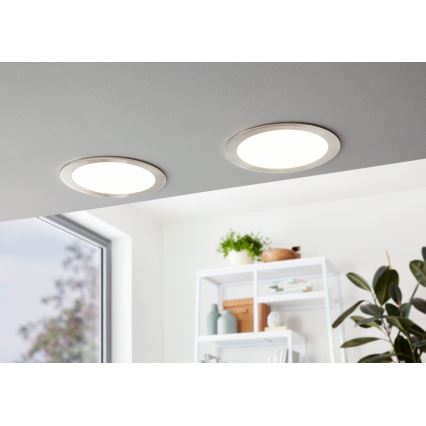 Eglo 31676 - LED podhledové svítidlo FUEVA 1 LED/18W/230V pr. 22,5 cm