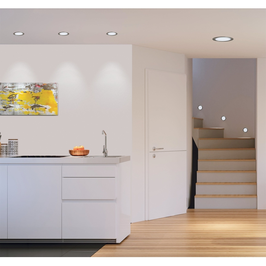 Eglo 31676 - LED podhledové svítidlo FUEVA 1 LED/18W/230V pr. 22,5 cm