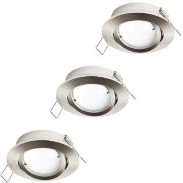 Eglo 31692 - SADA 3x LED Podhledové svítidlo TEDO 1xGU10/5W/230V