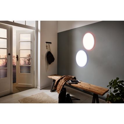 Eglo 31699 - LED RGBW Stmívatelné stropní svítidlo ROVITO-Z LED/16,5W/230V 2700-6500K bílá
