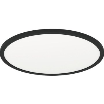 Eglo 31704 - LED RGBW Stmívatelné stropní svítidlo ROVITO-Z 1xLED/16,5W/230V 2700-6500K pr. 42 cm černá + dálkové ovládání