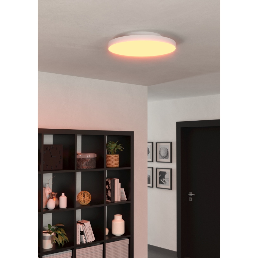 Eglo 31728 - LED RGBW Stmívatelné stropní svítidlo TURCONA-Z LED/22,4W/230V 2700-6500K bílá