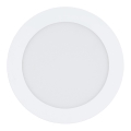 Eglo 31742 - LED Stmívatelné koupelnové podhledové svítidlo FUEVA-Z LED/10,5W/230V 2700-6500K IP44 bílá
