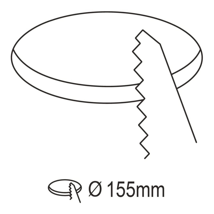 Eglo 31744 - LED Stmívatelné koupelnové podhledové svítidlo FUEVA-Z LED/10,5W/230V 2700-6500K IP44 černá
