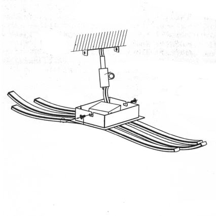 Eglo 31995 - LED stropní svítidlo RONCADE LED/26W/230V