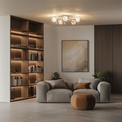 Eglo 32103 - LED Přisazený lustr VELAGO 5xG9/33W/230V lesklý chrom