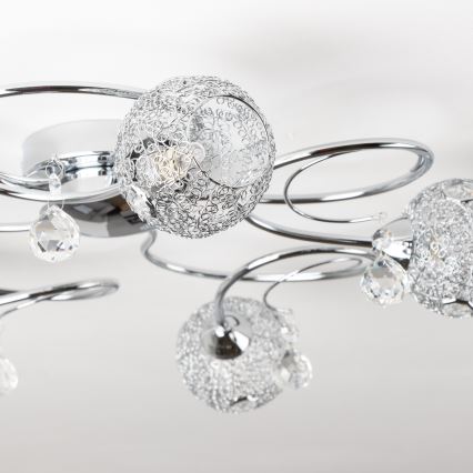 Eglo 32103 - LED Přisazený lustr VELAGO 5xG9/33W/230V lesklý chrom