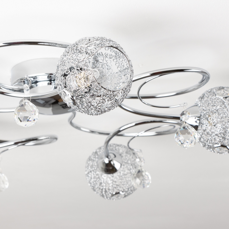 Eglo 32103 - LED Přisazený lustr VELAGO 5xG9/33W/230V lesklý chrom