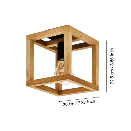 Eglo 32146 - Stropní svítidlo BLACKCROWN 1xE27/40W/230V