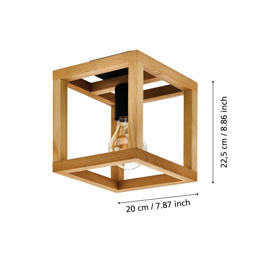 Eglo 32146 - Stropní svítidlo BLACKCROWN 1xE27/40W/230V
