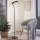 Eglo 32327 - LED RGBW Stmívatelná stojací lampa MARGHERA-C LED/15,5W/230V 2700-6500K černá
