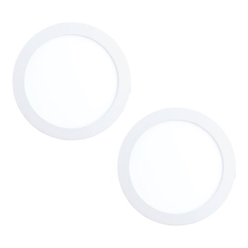 Eglo 32387 - SADA 2x LED Podhledové svítidlo FUEVA LED/15,5W/230V