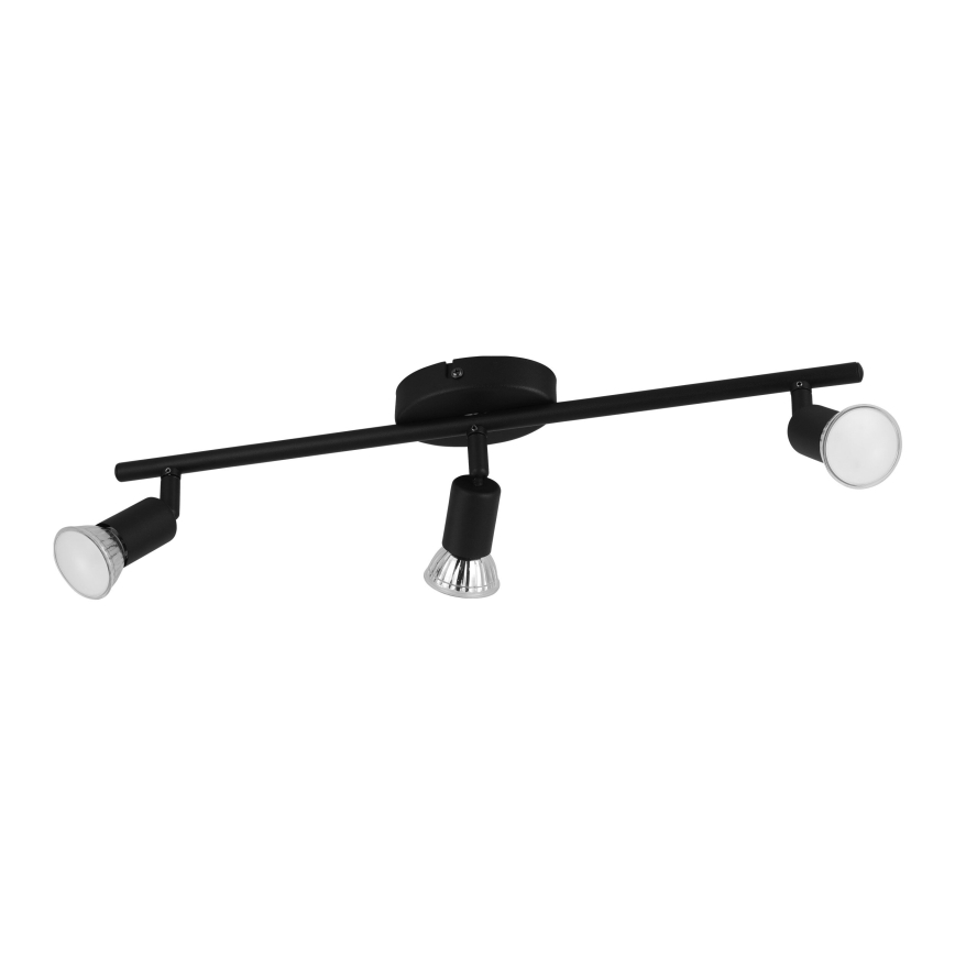 Eglo - LED Bodové svítidlo 3xGU10/2,8W/230V 3000K černá