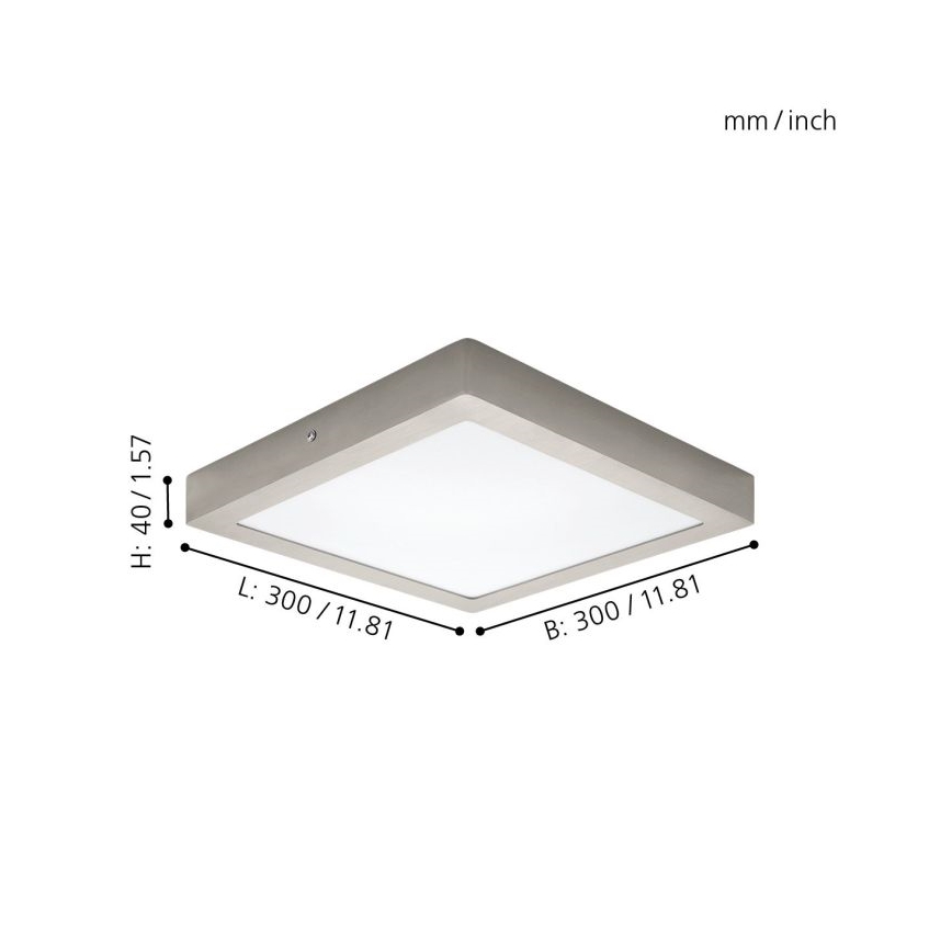 Eglo 32446 - LED stropní svítidlo FUEVA 1 LED/24W/230V