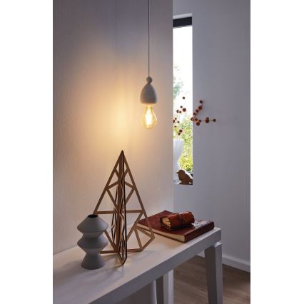 Eglo 32544 - Lustr na lanku YORTH 1xE27/60W/230V bílá