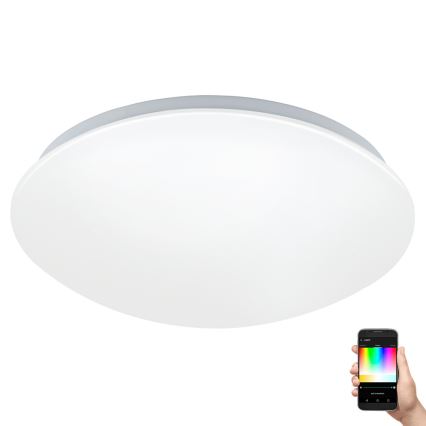 Eglo - LED RGB Stmívatelné nástěnné stropní svítidlo GIRON-C LED/17W/230V