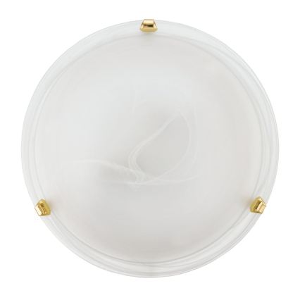 Eglo 32601 - LED Stropní svítidlo SALOME LED/11W/230V pr. 30 cm zlatá/alabastrové sklo