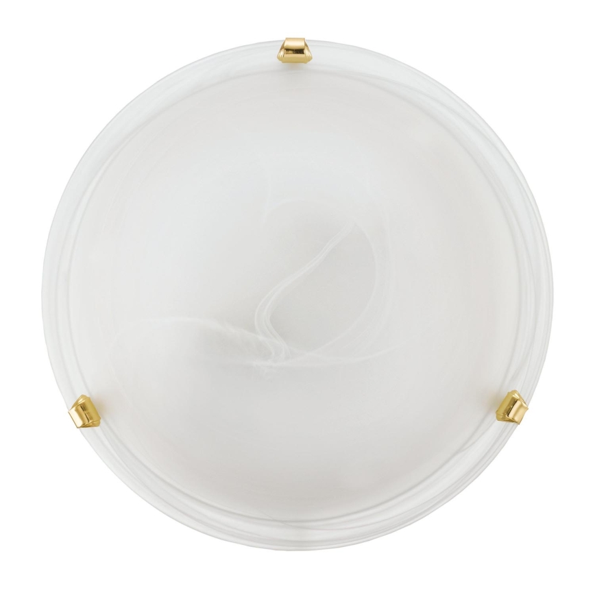 Eglo 32601 - LED Stropní svítidlo SALOME LED/11W/230V pr. 30 cm zlatá/alabastrové sklo