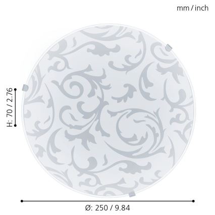 Eglo 32606 - LED Stropní svítidlo MARS LED/11W/230V pr. 25 cm