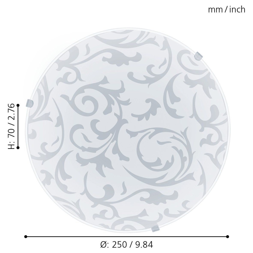 Eglo 32606 - LED Stropní svítidlo MARS LED/11W/230V pr. 25 cm