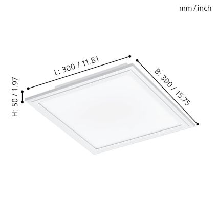 Eglo - LED Stropní svítidlo LED/16W/230V