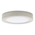 Eglo 32816 - LED Stmívatelné stropní svítidlo FUEVA LED/17W/230V 3000-6500K pr. 22,5 cm matný chrom + dálkové ovládání