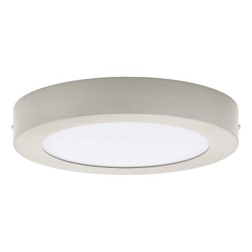 Eglo 32817 - LED Stmívatelné stropní svítidlo FUEVA LED/21W/230V 3000-6500K pr. 30 cm matný chrom + dálkové ovládání