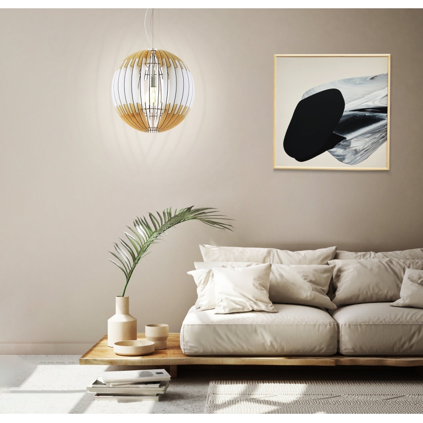 Eglo 32847 - Lustr na lanku OLMERO 1xE27/60W/230V
