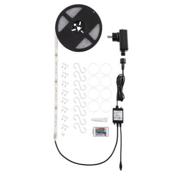 Eglo 32859 - LED RGB Stmívatelný pásek 5m COB STRIPE LED/12W/230V 4000K IP44 + dálkové ovládání