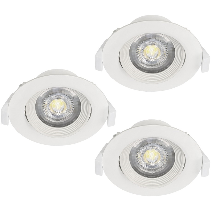 Eglo - SADA 3x Podhledové svítidlo SARTIANO 1xLED/5W/230V