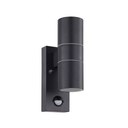Eglo - LED Venkovní nástěnné svítidlo se senzorem 2xGU10/3W/230V IP44