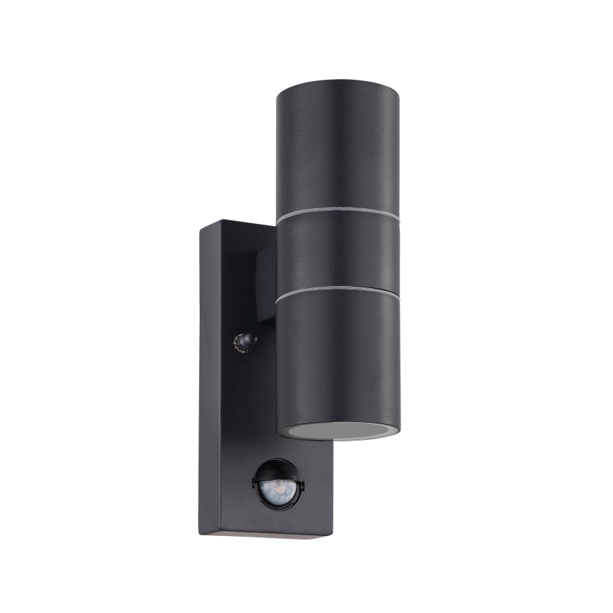 Eglo - LED Venkovní nástěnné svítidlo se senzorem 2xGU10/3W/230V IP44
