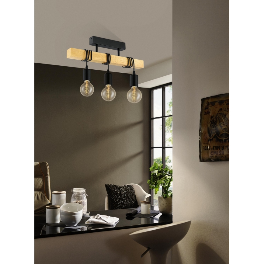 Eglo - Lustr přisazený TOWNSHEND 3xE27/60W/230V