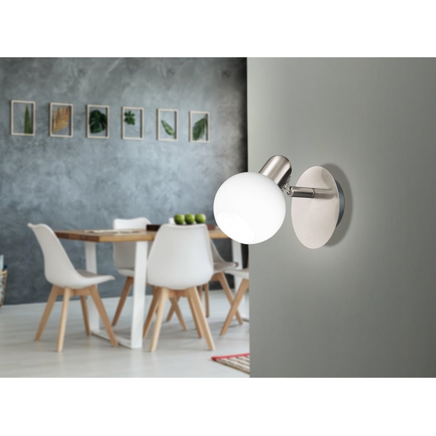 Eglo 32925 - LED Stmívatelné nástěnné bodové svítidlo COMBA 1xE14/6W/230V matný chrom