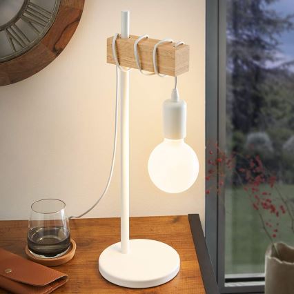 Eglo 33163 - Stolní lampa TOWNSHEND 1xE27/10W/230V