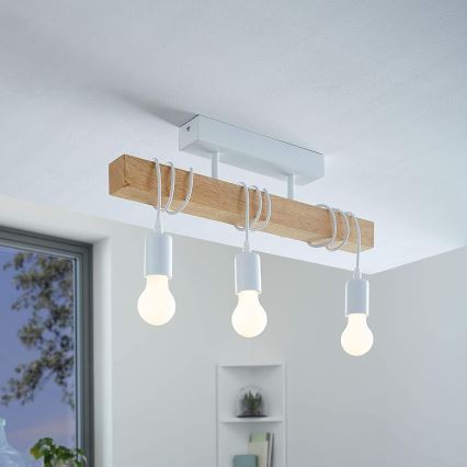 Eglo - Lustr přisazený TOWNSHEND 3xE27/60W/230V