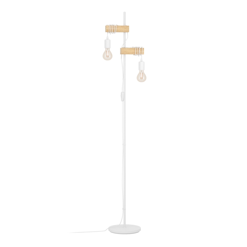 Eglo - Stojací lampa TOWNSHEND 2xE27/10W/230V
