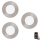 Eglo 33216 - SADA 3x LED RGBW Stmívatelné podhledové svítidlo FUEVA-C LED/3W/230V pr. 8,5 cm