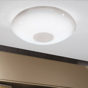 Eglo 33218 - LED RGBW Stmívatelné stropní svítidlo VOLTAGO-C LED/17W/230V 2700-6500K pr. 38 cm