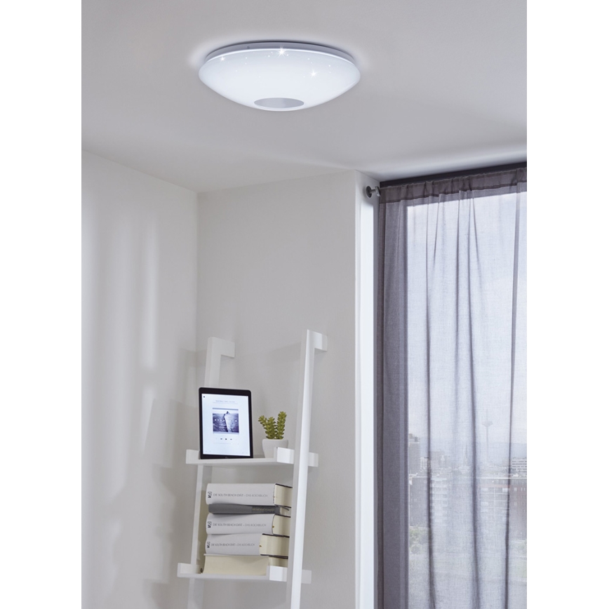 Eglo 33218 - LED RGBW Stmívatelné stropní svítidlo VOLTAGO-C LED/17W/230V 2700-6500K pr. 38 cm